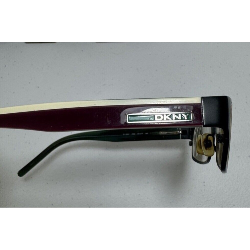 Dkny Black Rectangular Eyeglasses Frame Only Dy55… - image 7